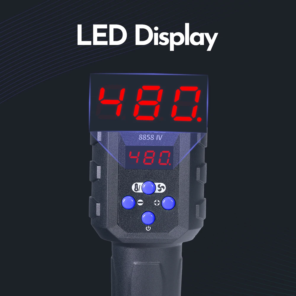 WEP New Portable Hot Air Gun 700W Micro Soldering Station LED Digital Hair dryer for BGA Welding Repair Tools 8858-IV Heat Gun