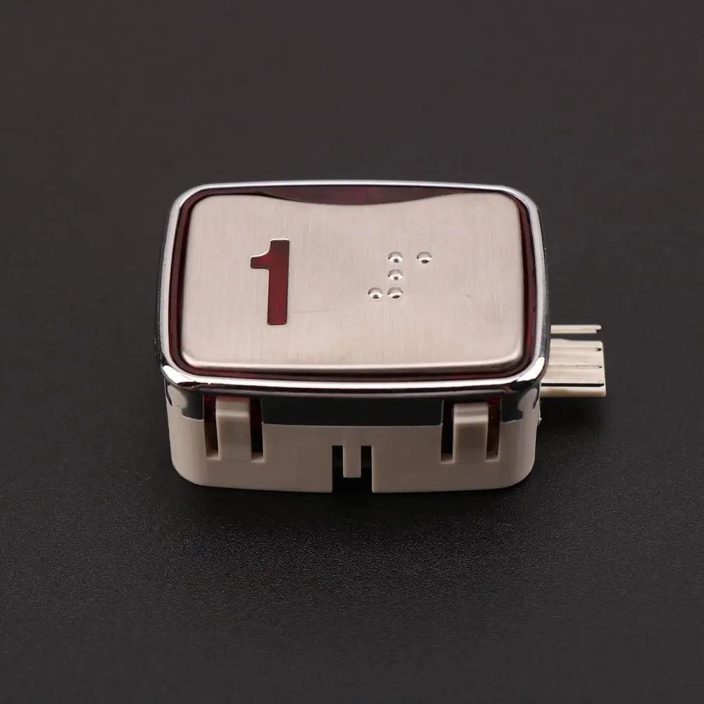 1PCS Applicable to SIGMA Elevator button MTD265 Direction keys Opening closing doors numeral key Voltage DC24V Red color light