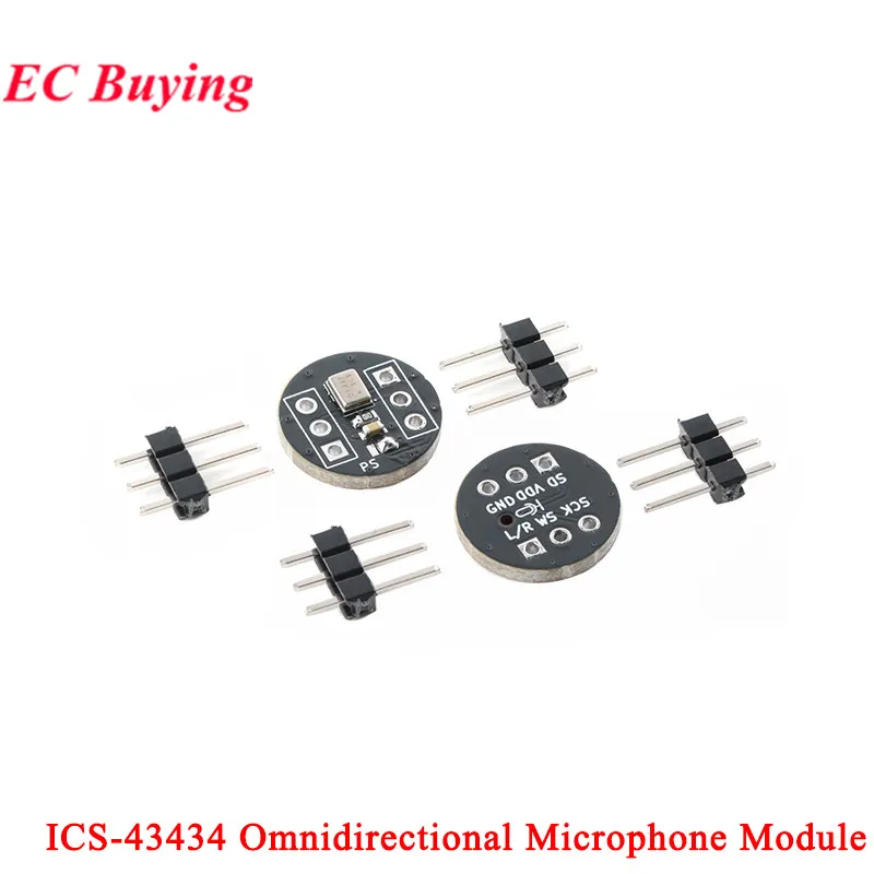 50pcs/1pc INMP441 ICS-43434 Omnidirectional Microphone Module I2S ISS MEMS for ESP32 High Precision Low Power Sensor Ultra Small