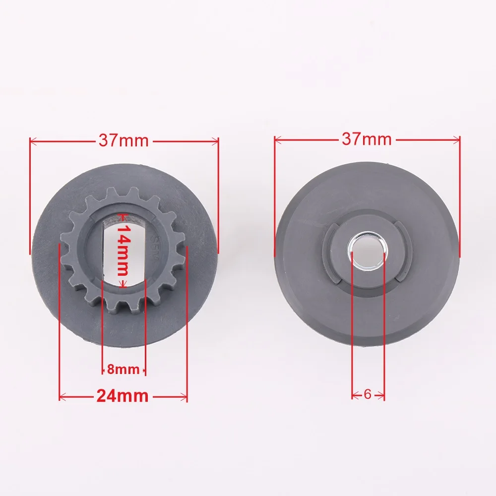1pcs Applicable to T*yssen Elevator door motor Elevator toothed pulley K200 Containing magnetic ring K300 Without magnetic ring