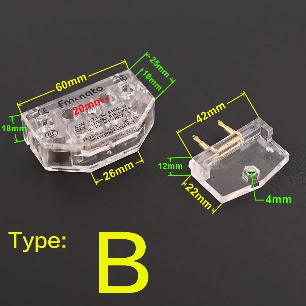 1pcs Applicable to Fermator Elevator Door Lock RX07 Door Contact Auxiliary Lock Contact Switch Lift Spare Parts M4NP0012
