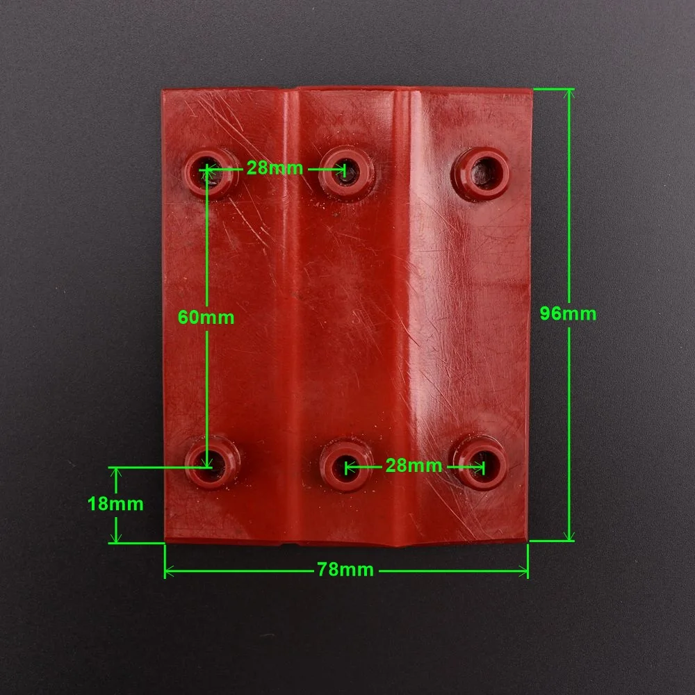 1PCS Applicable to Elevator3300 3600 5200 5500 Elevator Sliding Guide Shoe Lining length100mm guide rail thickness16mm