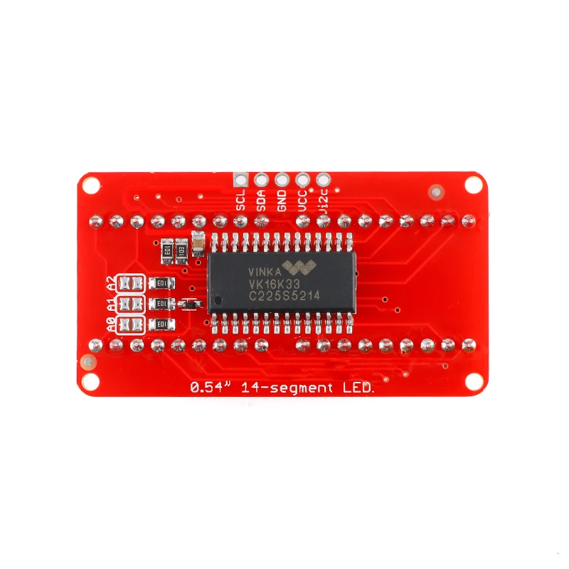 1-2Pcs VK16K33 0.54 Inch 4 Bit Meter Digital Tube Module LED Display IIC I2C Control 3.3V 5V for Arduino Red Green Orange TM1637