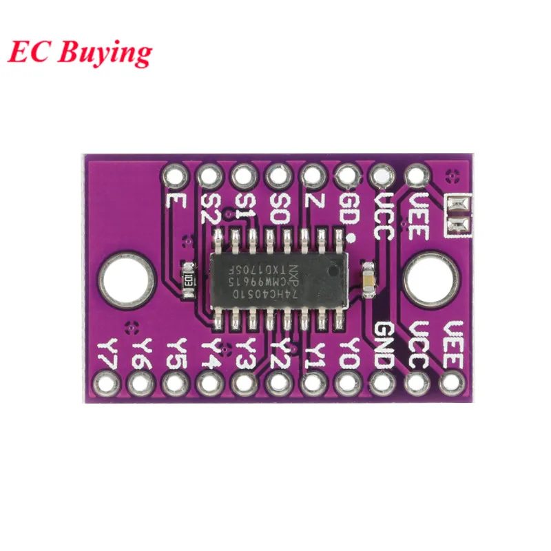 1-10Pcs 74HC4051 8 Channel Analog Multiplexer Selector Module CJMCU-4051 Multiplexers Distributor Resolver 74HC4051D CD74HC4067