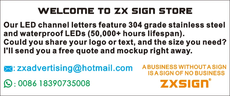 Custom Outdoor 3D Acrylic LED Channel Letters Shop Signs, Face Lit LED Luminous Store Signage Backlit Business Logo