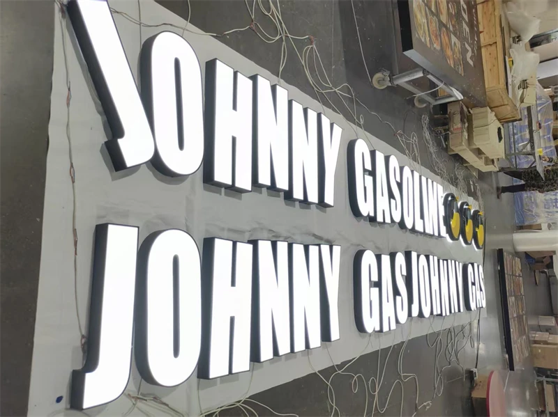 Custom 3D Facelit Channel Letter Signs LED Letters for Wall Decor Outdoor Advertising Business LED Logo Signs