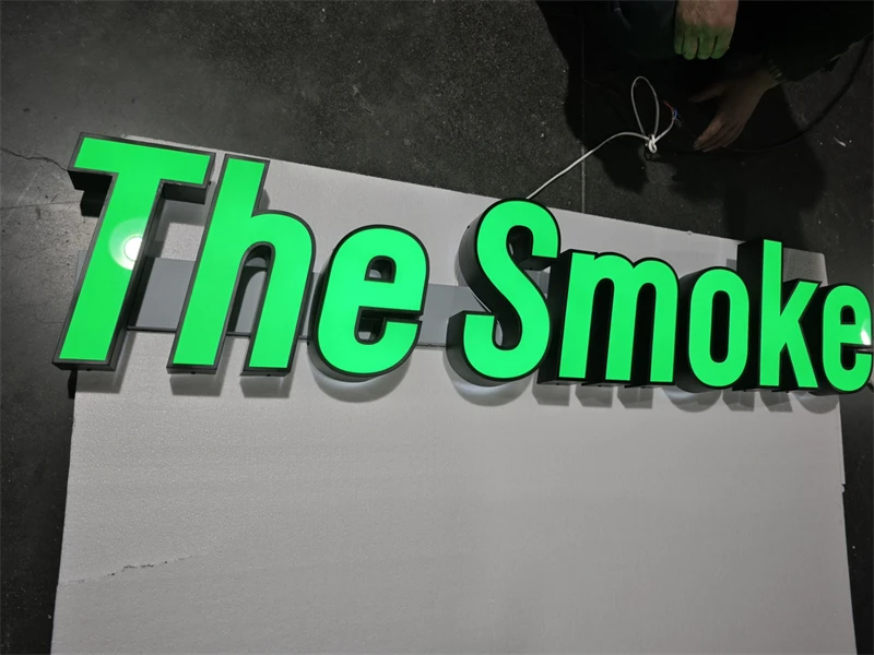 Custom 3D Facelit Channel Letter Signs LED Letters for Wall Decor Outdoor Advertising Business LED Logo Signs