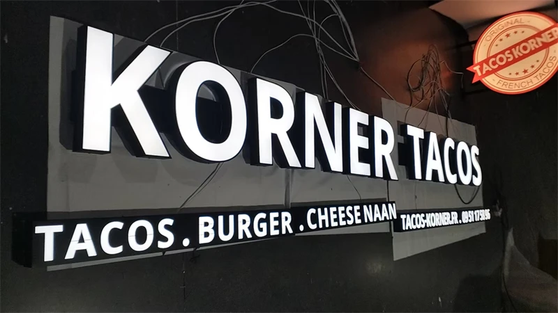 Custom 3D Facelit Channel Letter Signs LED Letters for Wall Decor Outdoor Advertising Business LED Logo Signs