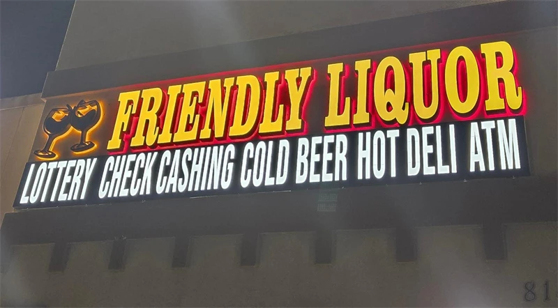 Custom 3D Facelit Channel Letter Signs LED Letters for Wall Decor Outdoor Advertising Business LED Logo Signs