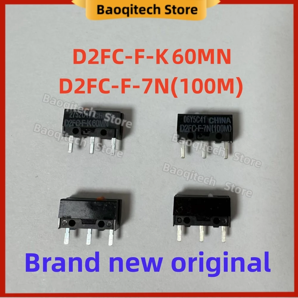 2pcs 10PCS Mouse Micro Switch D2FC-F-K 60MN D2FC-F-7N(100M) Suitable Logitech G304 305 G403 G502 G603 G703 G900 G903 FOR Omron