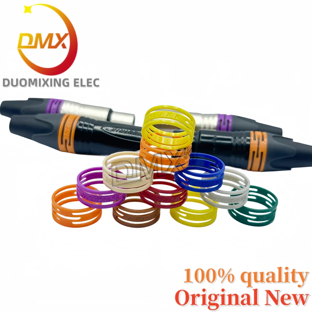 10-60PCS XXR Color XLR Marking Ring Is Suitable for NEUTRIK NC3FXX Color Ring NC3MXX Left and Right Channel 9 Color Set