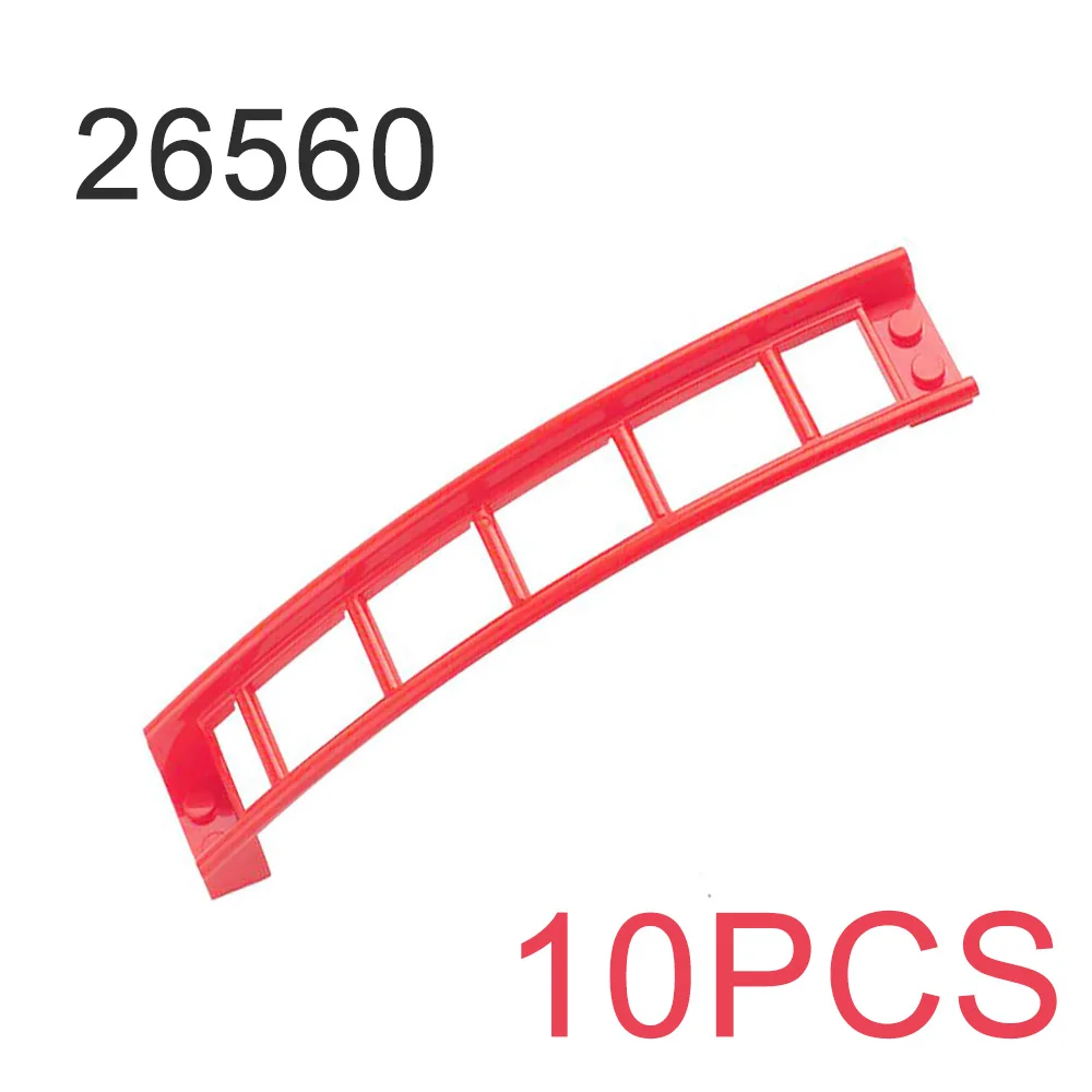 10pcs Roller Coaster Building Block Parts Long Short Straight Rail Small Particle Technology 26021 25059 2506134738 26560 26559