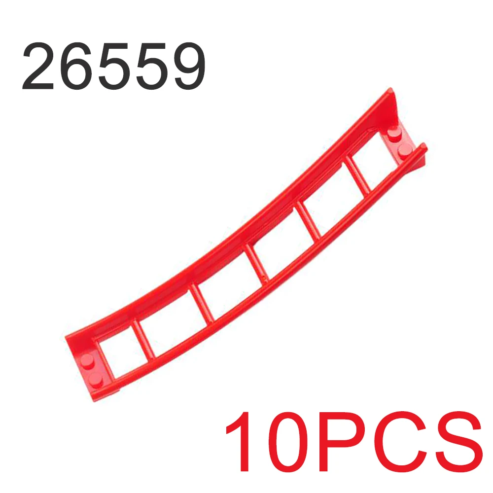 10pcs Roller Coaster Building Block Parts Long Short Straight Rail Small Particle Technology 26021 25059 2506134738 26560 26559
