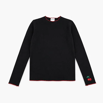 Denim Black Family Matching Set Long Sleeve Children's Clothing - Girl Dress Boys Casual Shirt Baby Rompers with Logo Embroidery