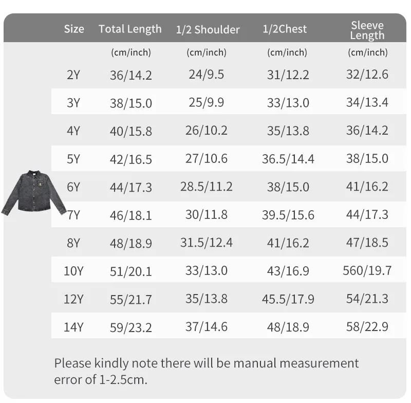 Denim Black Family Matching Set Long Sleeve Children's Clothing - Girl Dress Boys Casual Shirt Baby Rompers with Logo Embroidery