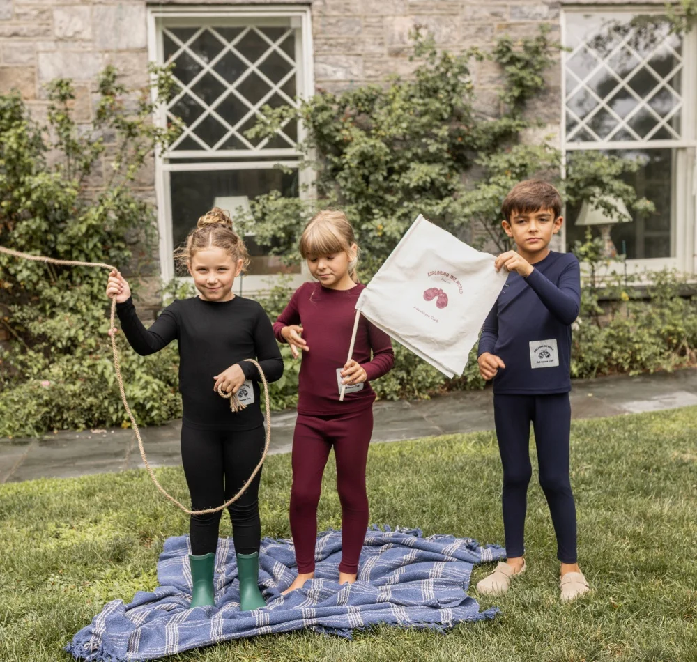 AP AW26 Modal Fabric Explorer Club Collction Children Girl Boy Fashion Family Matching Clothing Kids Comfortable Casual Clothes