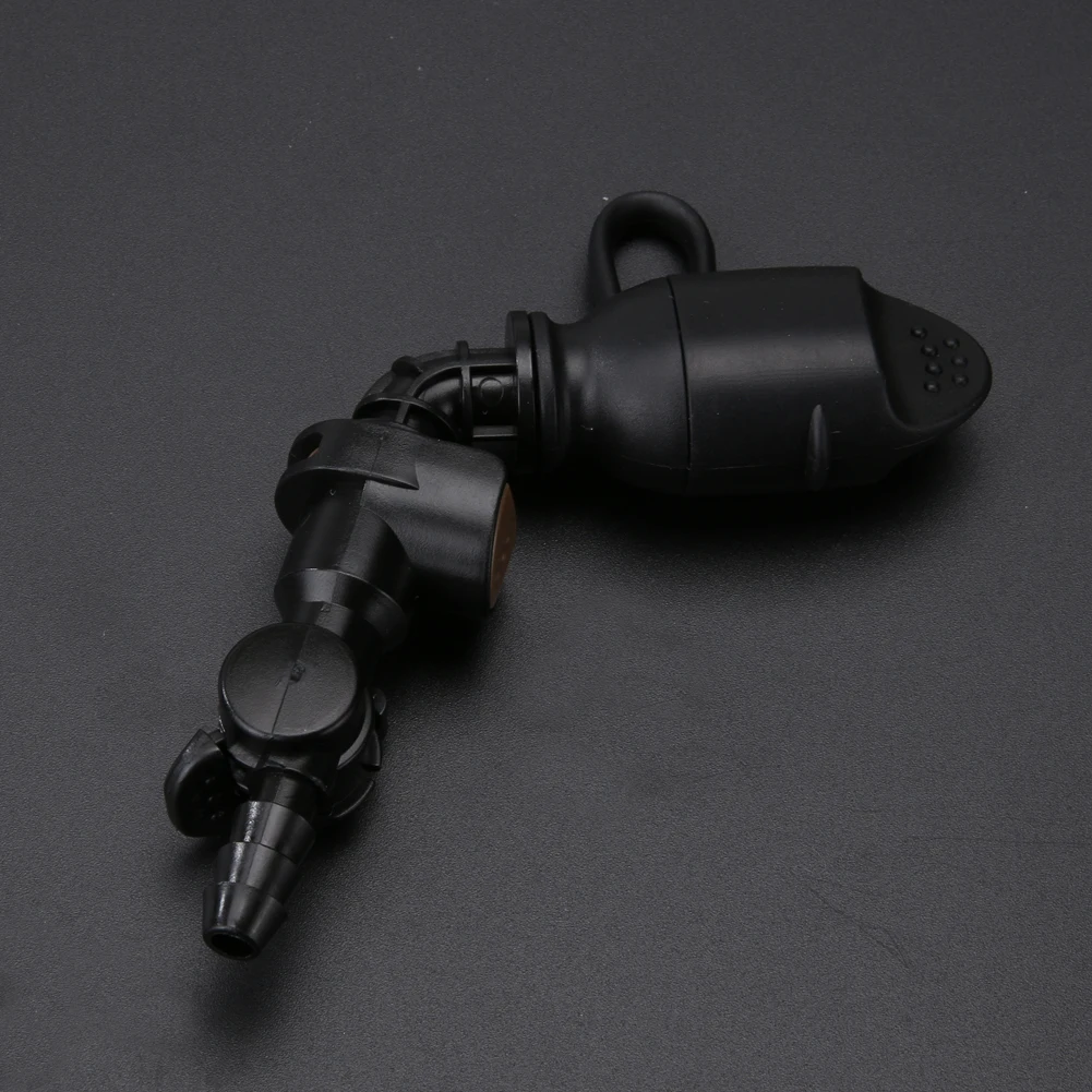 Silicone Hydration Bag Mouthpieces Replacement for 9mm Straight Hydration Pouch Mouth with Dust Cover Black Outdoor Accessory