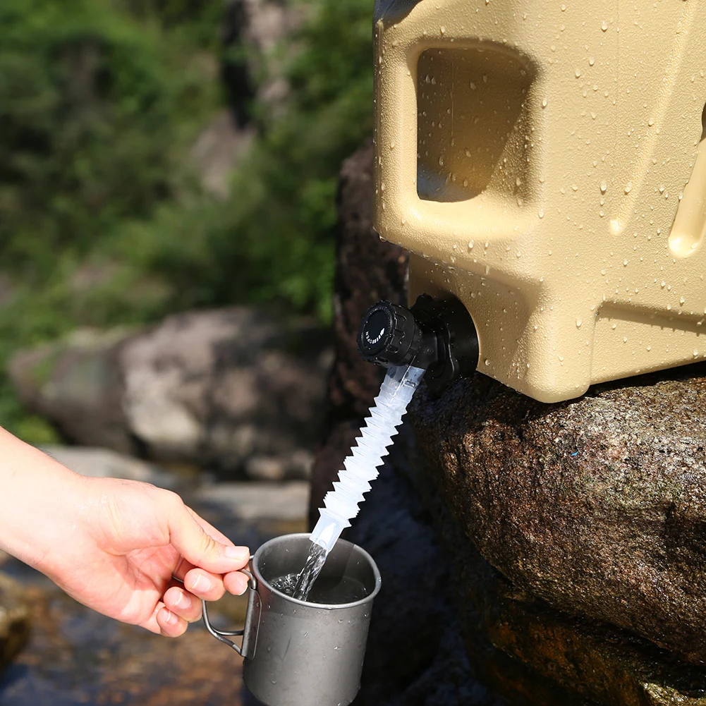 Bucket Faucet Replacement with Extendable Tube Water Container Faucet Camping Water Jug Tap for Outdoor Camping Container Faucet