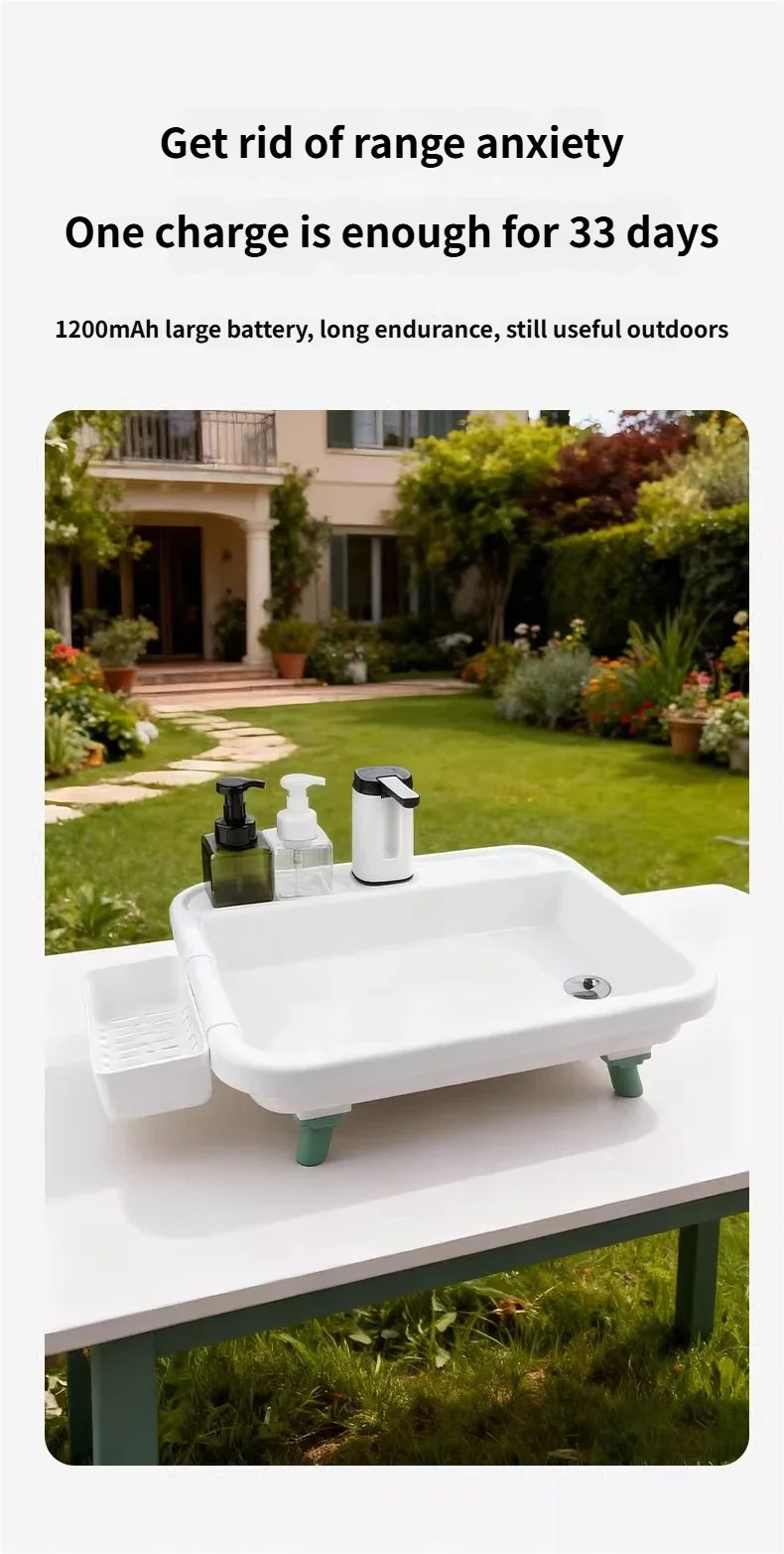 DOTWISE Outdoor Camping Sink Portable Foldable Washbasin With Electric Water Pump Suitable For Camping Travel And Family Use
