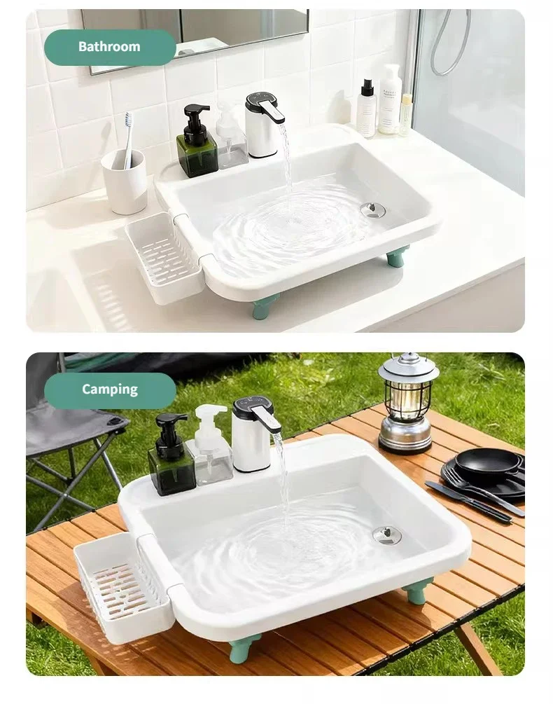 DOTWISE Outdoor Camping Sink Portable Foldable Washbasin With Electric Water Pump Suitable For Camping Travel And Family Use
