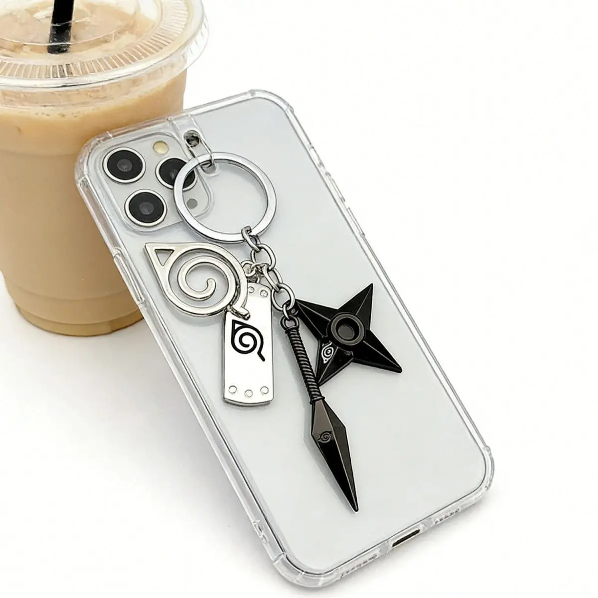 NARUTO Akatsuki Organization Cartoon Cute Metal Pendant Personalized Anime Backpack Pendant Anime Merchandise Wholesale