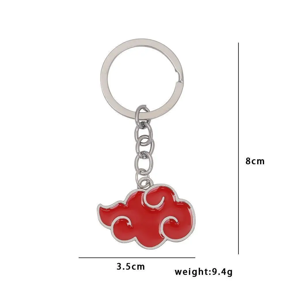 NARUTO Akatsuki Organization Cartoon Cute Metal Pendant Personalized Anime Backpack Pendant Anime Merchandise Wholesale