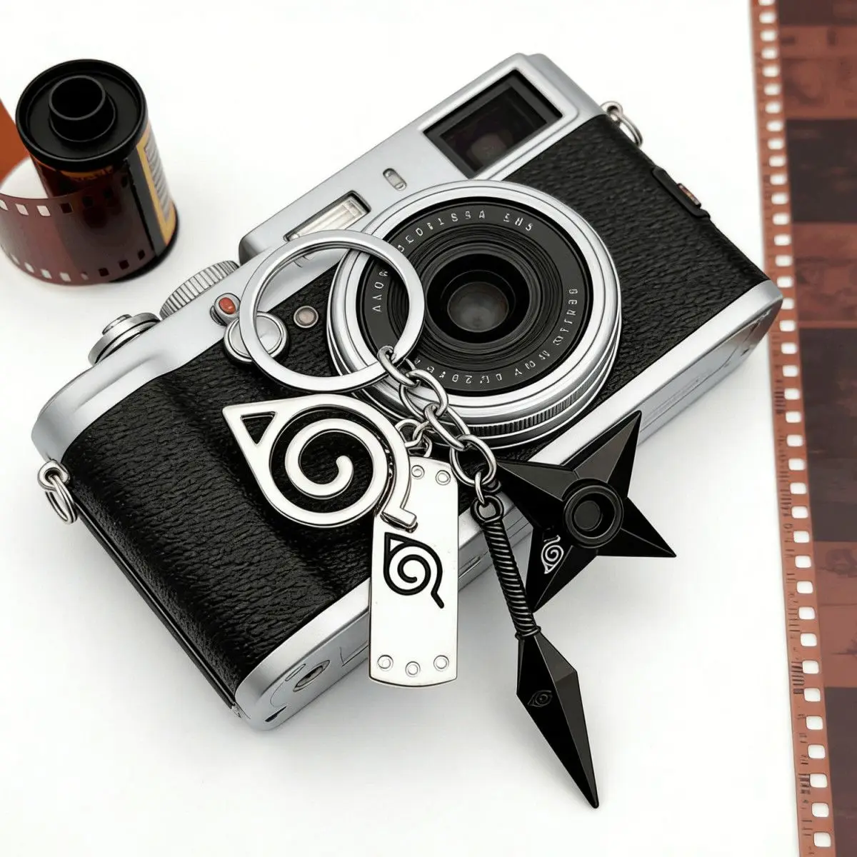 NARUTO Akatsuki Organization Cartoon Cute Metal Pendant Personalized Anime Backpack Pendant Anime Merchandise Wholesale