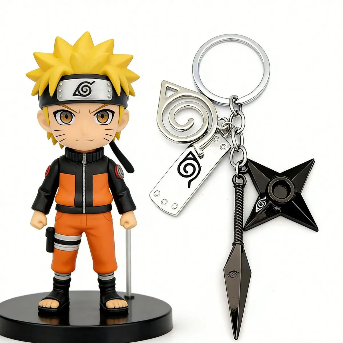 NARUTO Akatsuki Organization Cartoon Cute Metal Pendant Personalized Anime Backpack Pendant Anime Merchandise Wholesale