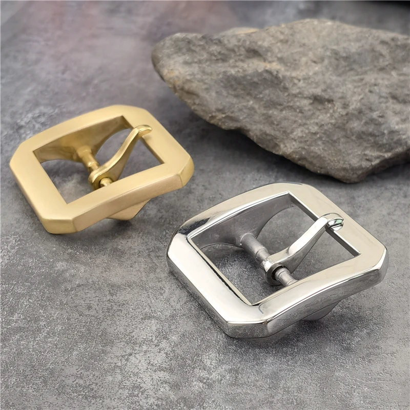 Luxury Stainless Steel Belt Buckle For Men Belt Leather Craft Clip Men Waist Western Belt Buckle 40mm Big Buckle Belt Man SK0015