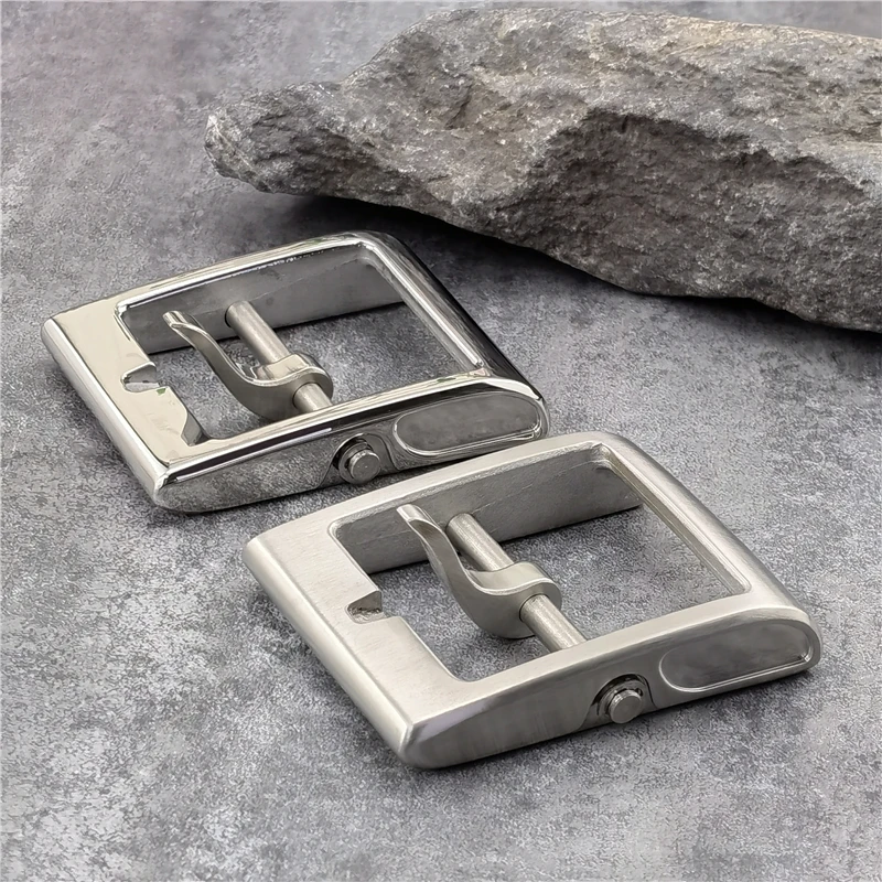 Luxury Stainless Steel Belt Buckle For Men Belt Leather Craft Clip Men Waist Western Belt Buckle 40mm Big Buckle Belt Man SK0015