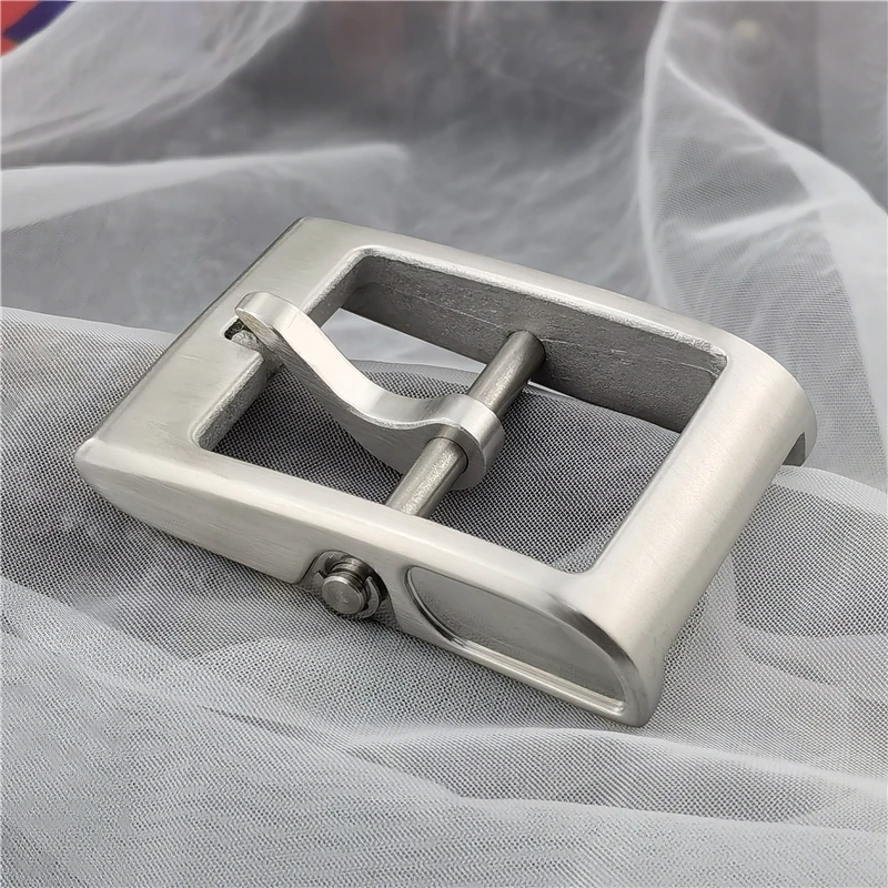 Luxury Stainless Steel Belt Buckle For Men Belt Leather Craft Clip Men Waist Western Belt Buckle 40mm Big Buckle Belt Man SK0015