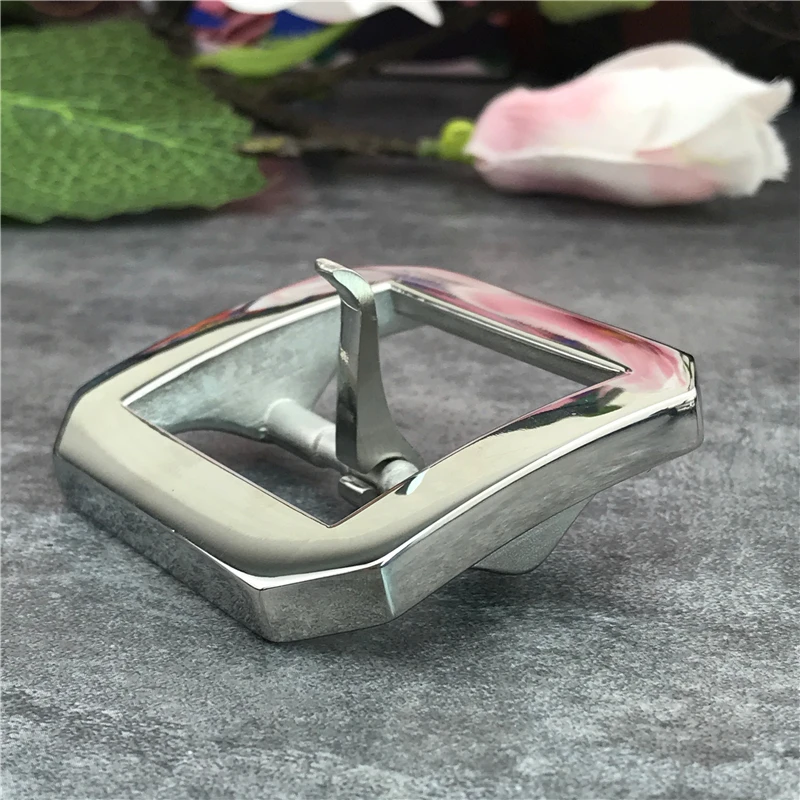 Luxury Stainless Steel Belt Buckle For Men Belt Leather Craft Clip Men Waist Western Belt Buckle 40mm Big Buckle Belt Man SK0015