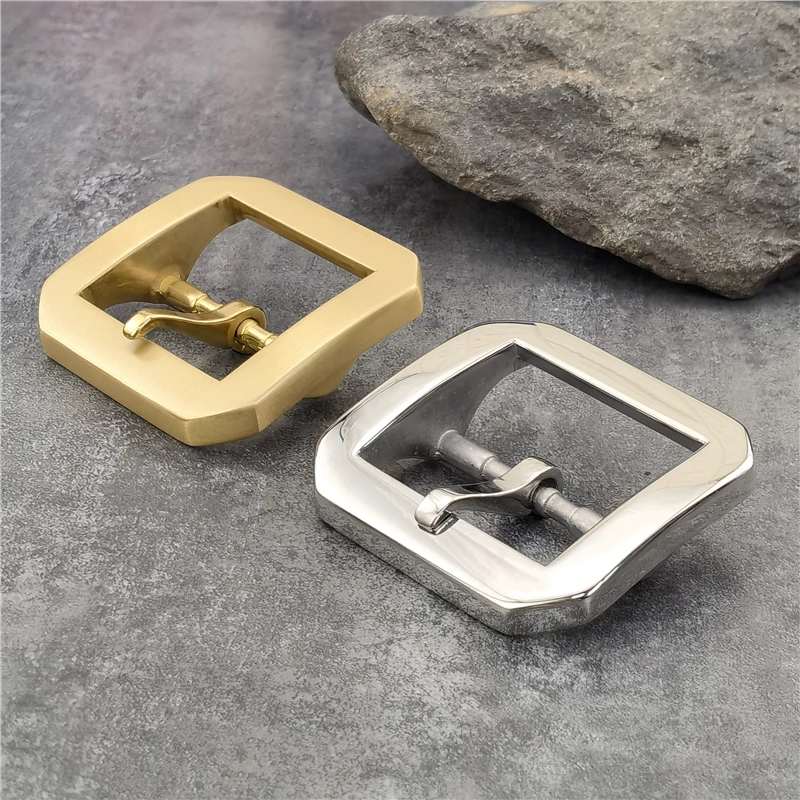 Luxury Stainless Steel Belt Buckle For Men Belt Leather Craft Clip Men Waist Western Belt Buckle 40mm Big Buckle Belt Man SK0015