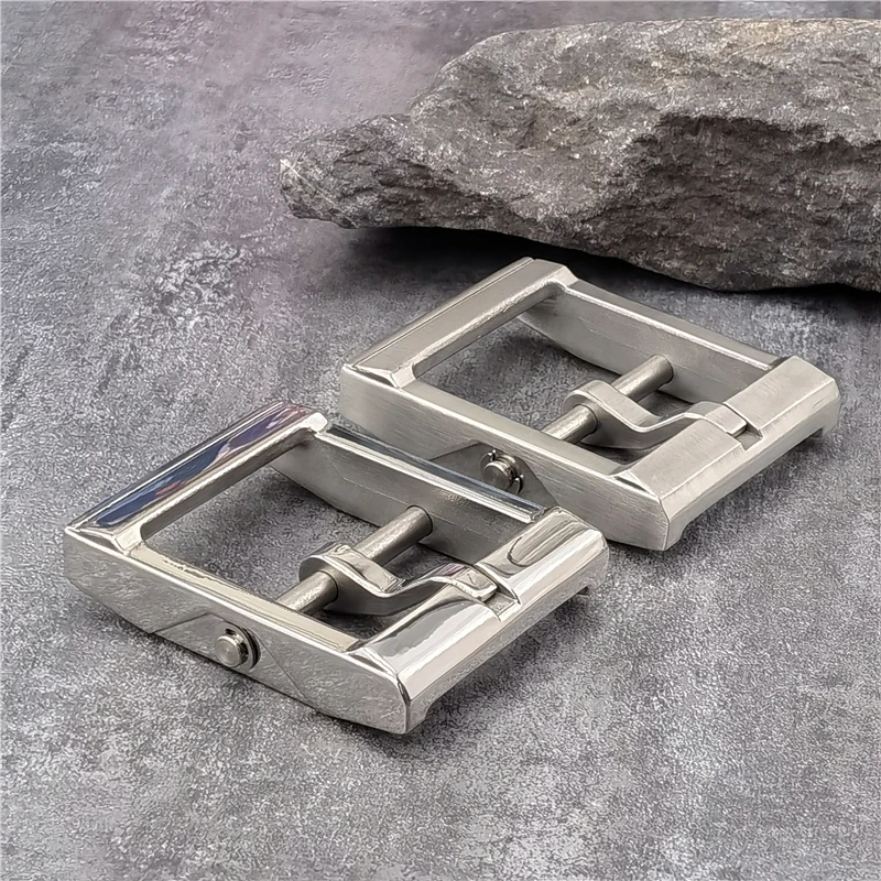 Luxury Stainless Steel Belt Buckle For Men Belt Leather Craft Clip Men Waist Western Belt Buckle 40mm Big Buckle Belt Man SK0015