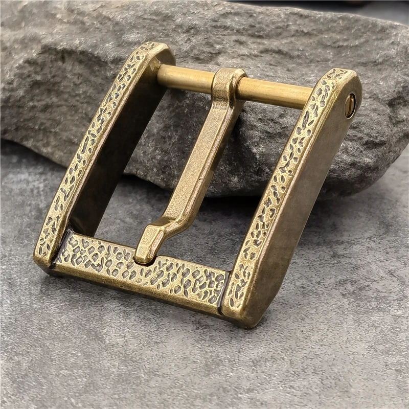 Heavy Solid Brass Belt Buckle For Men Belt Vintage Belt Buckle 40mm Leather Craft Diy Retro Cowboy Buckle Belt Men BK0547