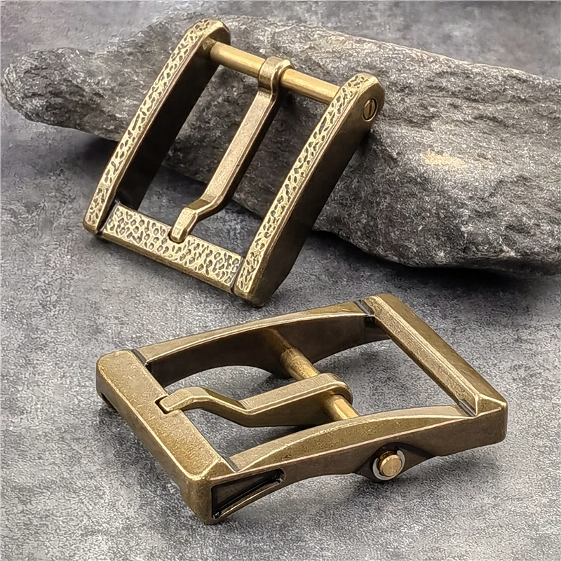 Heavy Solid Brass Belt Buckle For Men Belt Vintage Belt Buckle 40mm Leather Craft Diy Retro Cowboy Buckle Belt Men BK0547