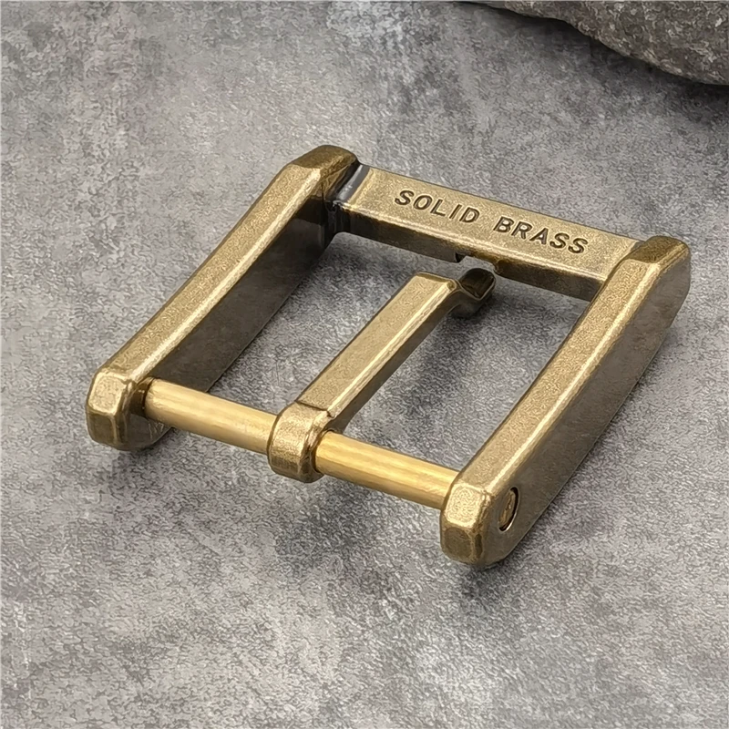 Heavy Solid Brass Belt Buckle For Men Belt Vintage Belt Buckle 40mm Leather Craft Diy Retro Cowboy Buckle Belt Men BK0547