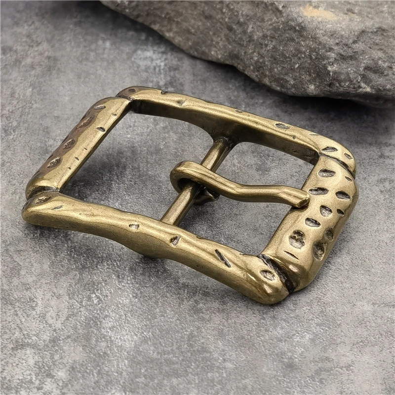 Heavy Solid Brass Belt Buckle For Men Belt Vintage Belt Buckle 40mm Leather Craft Diy Retro Cowboy Buckle Belt Men BK0547