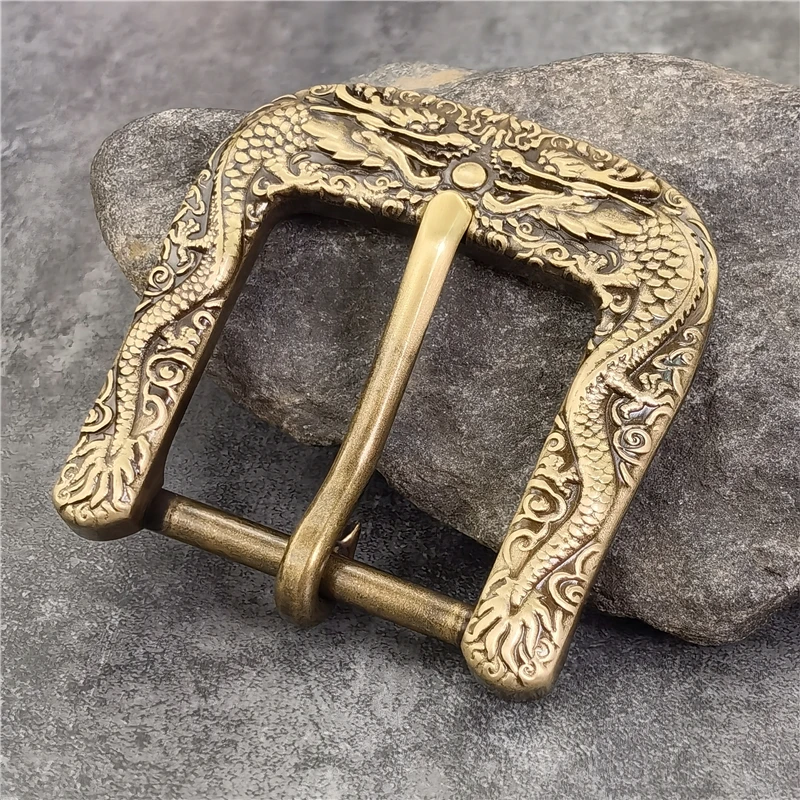 Heavy Solid Brass Belt Buckle For Men Belt Vintage Belt Buckle 40mm Leather Craft Diy Retro Cowboy Buckle Belt Men BK0547