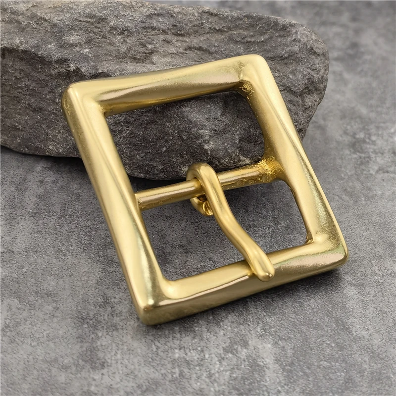 Heavy Solid Brass Belt Buckle For Men Belt Vintage Belt Buckle 40mm Leather Craft Diy Retro Cowboy Buckle Belt Men BK0547