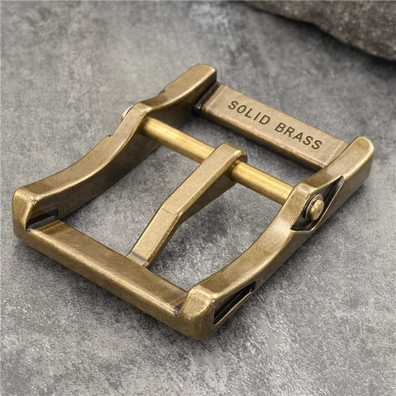 Heavy Solid Brass Belt Buckle For Men Belt Vintage Belt Buckle 40mm Leather Craft Diy Retro Cowboy Buckle Belt Men BK0547