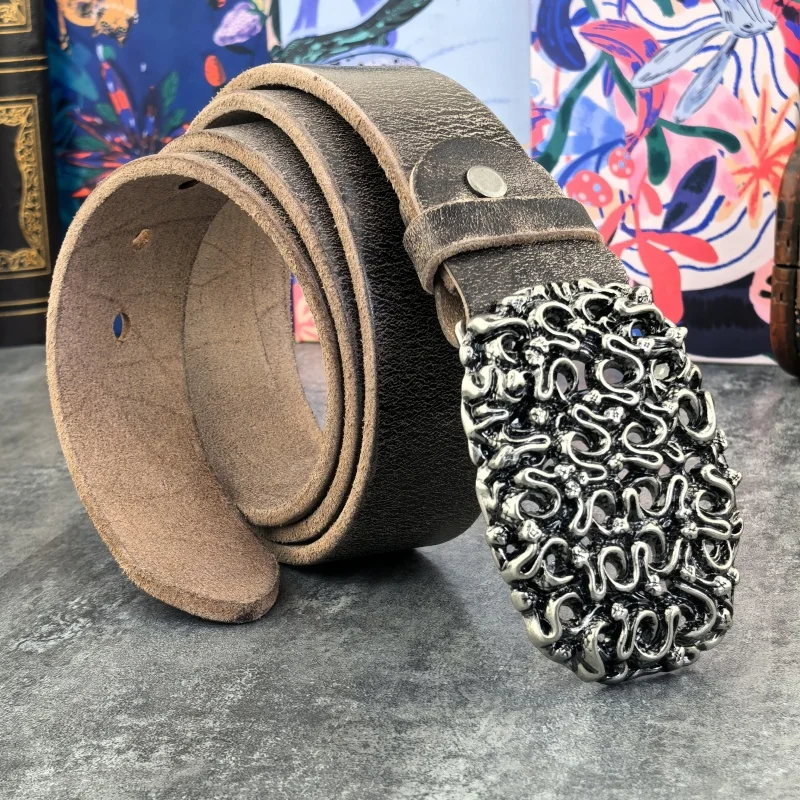 Luxury Belt Buckles For Men Metal Buckle For Belt Boucle Ceinture Riem Men Belt DIY Waistband Leather Craft Accessories AK0035B