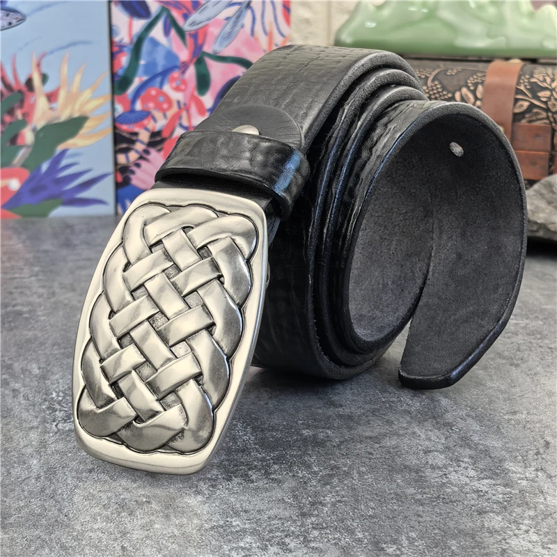 Luxury Belt Buckles For Men Metal Buckle For Belt Boucle Ceinture Riem Men Belt DIY Waistband Leather Craft Accessories AK0035B