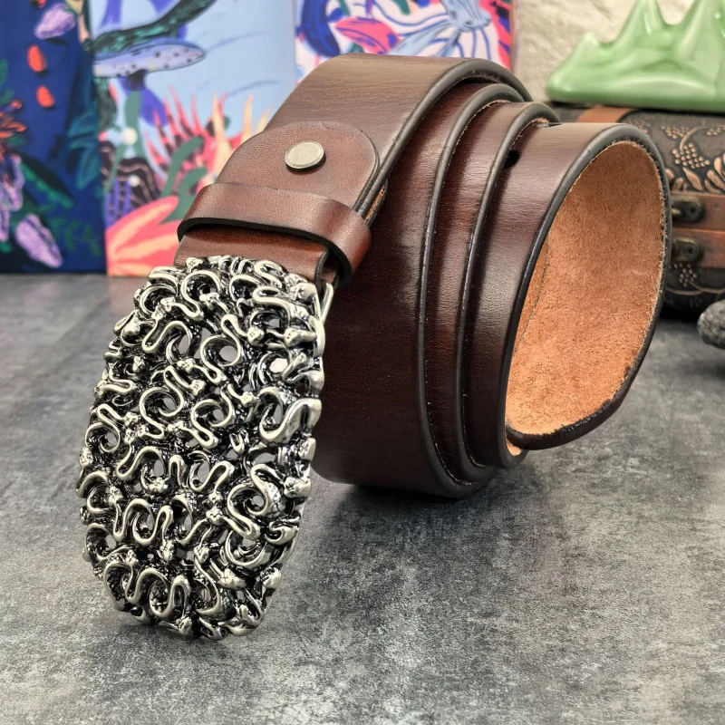 Luxury Belt Buckles For Men Metal Buckle For Belt Boucle Ceinture Riem Men Belt DIY Waistband Leather Craft Accessories AK0035B