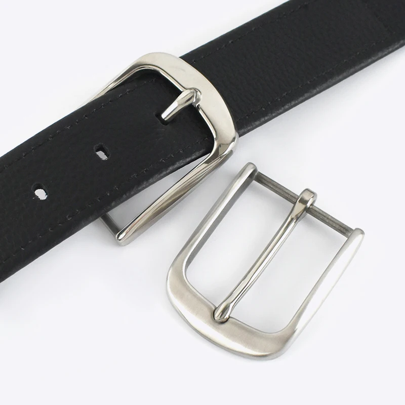 Deepeel 40mm Solid Stainless Steel Belt Buckles Men's Jean Waistband Clasps Suit Pants Pin Buckle DIY Leather Craft Accessories
