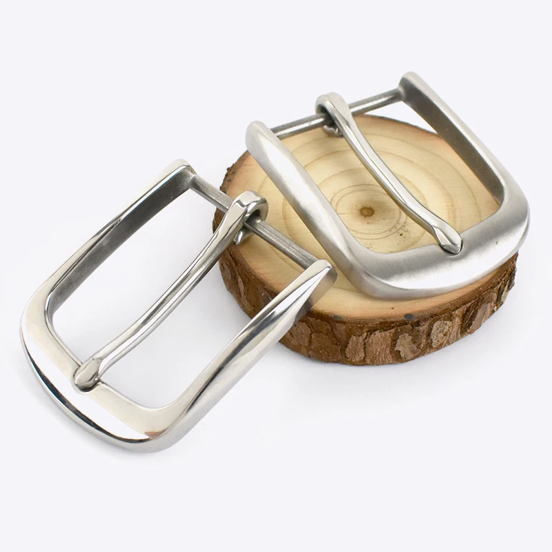 Deepeel 40mm Solid Stainless Steel Belt Buckles Men's Jean Waistband Clasps Suit Pants Pin Buckle DIY Leather Craft Accessories