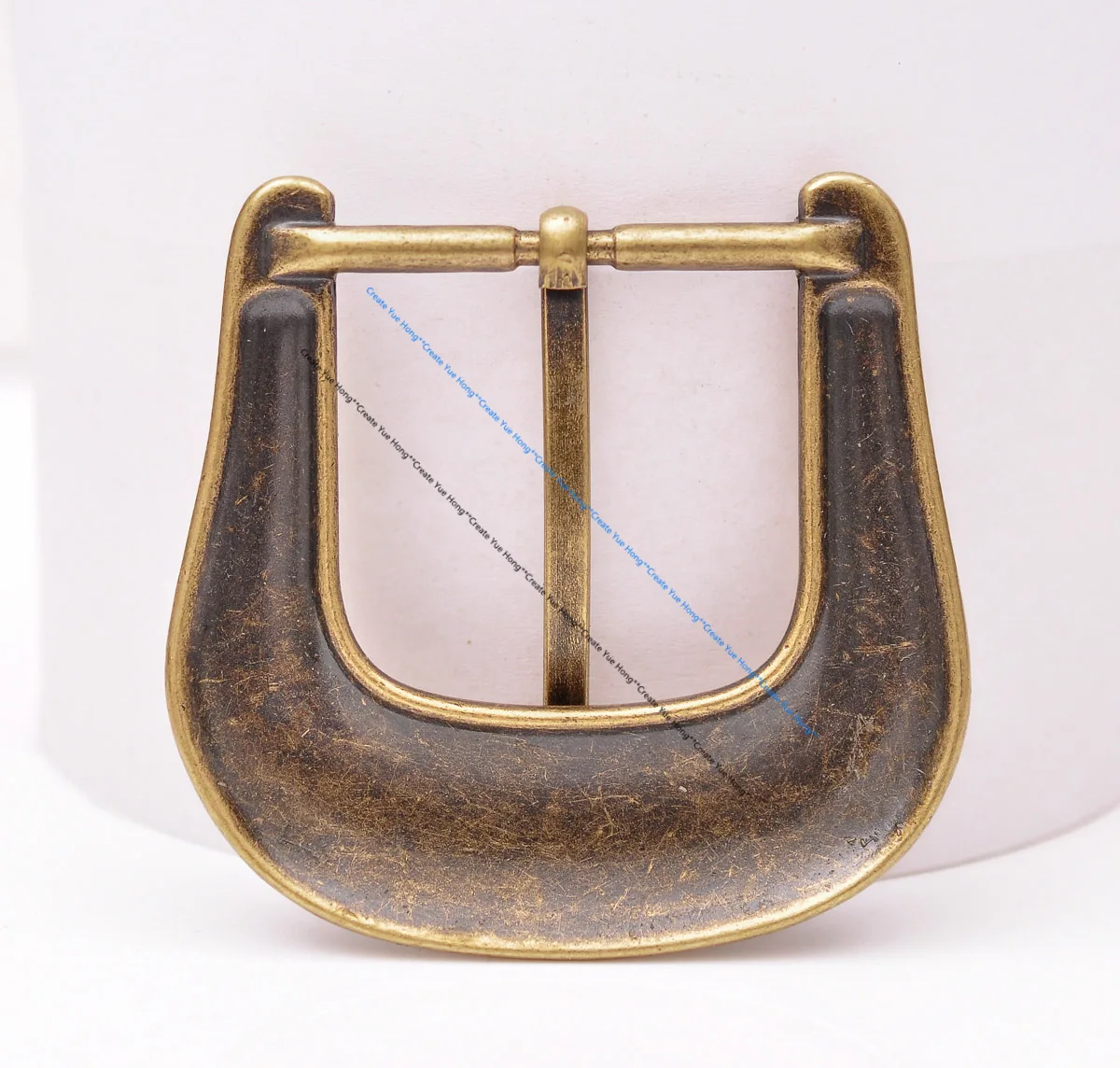 Antique Brass Floral Rope Side Rodeo Western Cowboy Three Piece Set Leathercraft Belt Buckle Unisex 1 1/2"