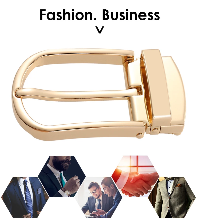 VATLTY 2022 Original Brand 35mm Belt Buckle Men Hard Solid Zinc Alloy Fashion Business Belt Buckle Leather Belt Buckle Male