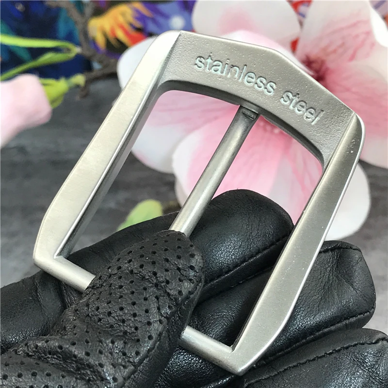Stainless Steel Belt Buckles For Men Belt DIY Garment Accessories Leather Craft Buckle Belt Men's Waist Buckle For Belt SK0006