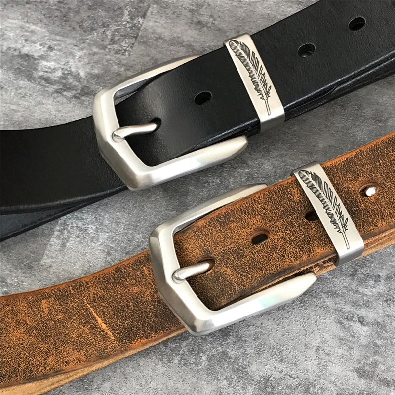 Stainless Steel Belt Buckles For Men Belt DIY Garment Accessories Leather Craft Buckle Belt Men's Waist Buckle For Belt SK0006